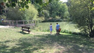 l'étang réaménagé